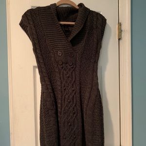 Gray/Black sweater dress